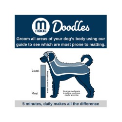 Mikki Doodle slicker borstel