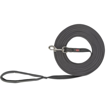 Trixie hondenriem sleeplijn fusion grafiet grijs 5 mtr