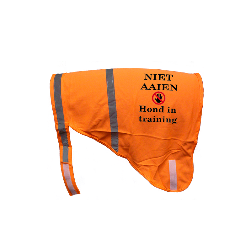 Hesje "Niet aaien hond in training"